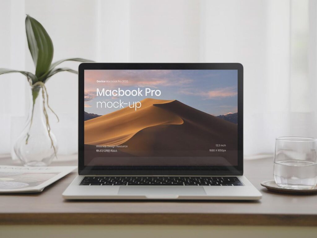 macbook pro 样机mockup .psd素材下载