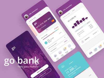 Go bank 金融app ui .fig素材下载