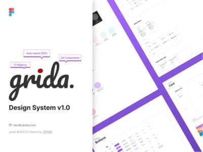 Grida UI设计系统 .fig素材下载