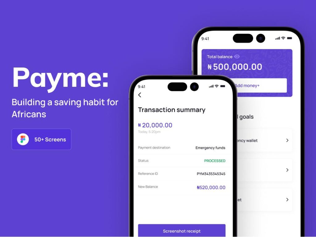 Payme 支付app ui .fig素材下载