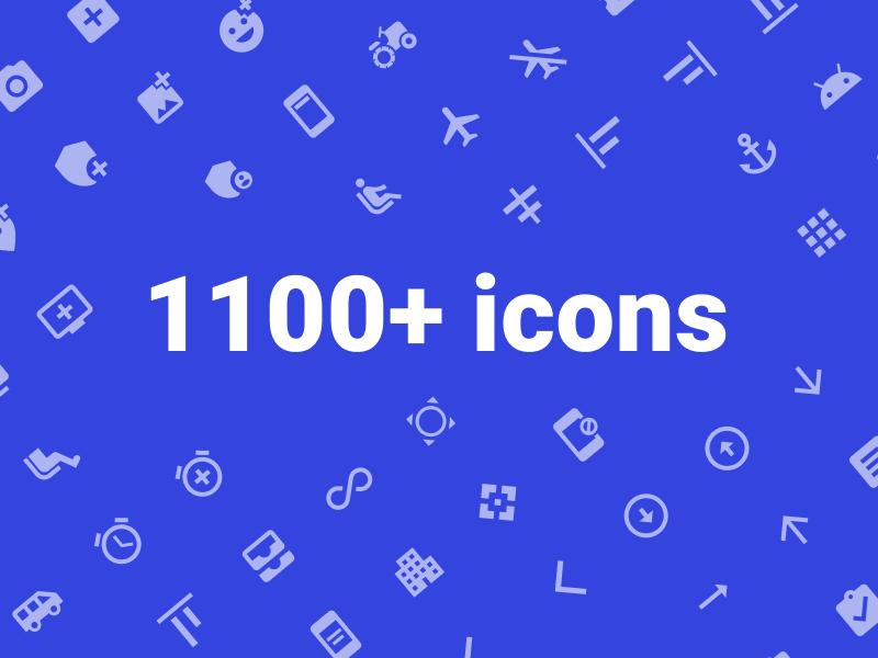 1100+ 常用图标 .fig素材下载