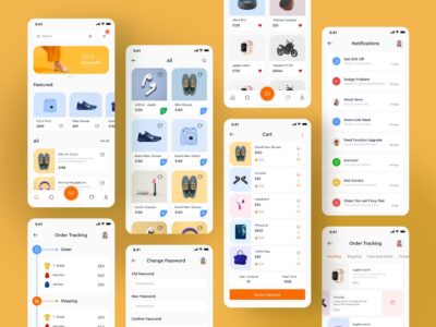 E-Shop 成套电商app ui .fig素材下载