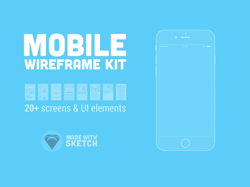 20+ app wireframe sketch下载