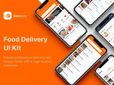 GonEats 成套外卖app ui .xd素材下载