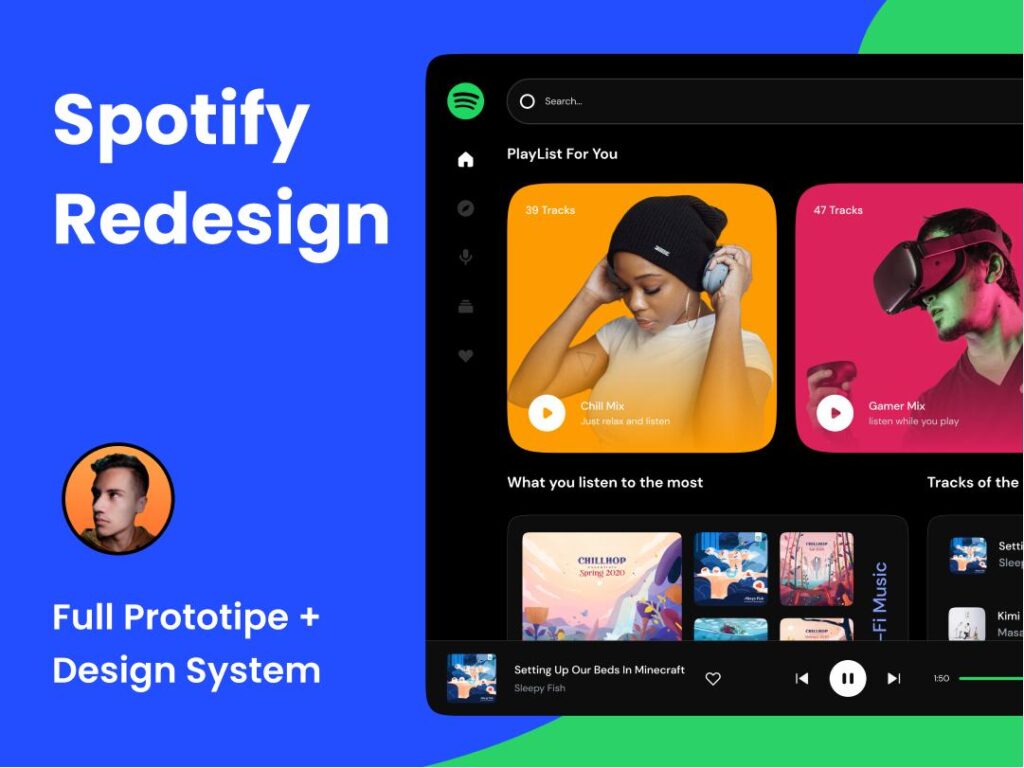 Spotify Redesign .fig素材下载