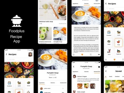 类似下厨房的美食app ui .xd素材下载