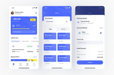 服务充值中心APP UI KIT (FIG)