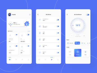 智能家居smart home app ui .fig素材下载