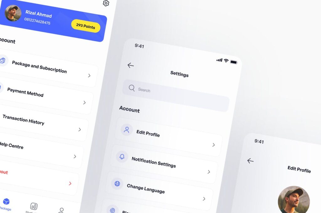 设置页面APP UI KIT (FIG)