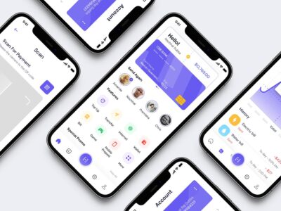 钱包支付App ui Concept Design .fig素材下载