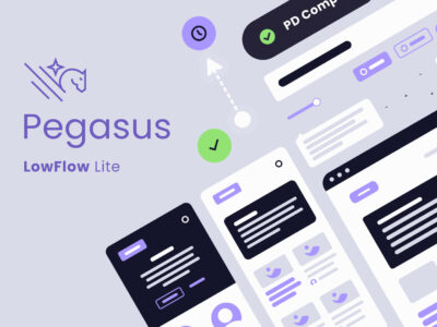 Pegasus Low Flow Lite 线框图 流程图组件库 .fig素材下载