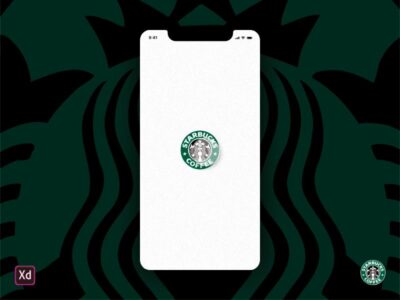 starbucks 星巴克app ui界面 .xd素材下载