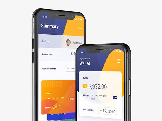 Finansi 金融app ui模板sketch下载