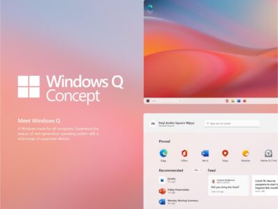 Windows Q Concept  系统UI .fig素材下载