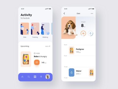 宠物app ui .sketch素材下载