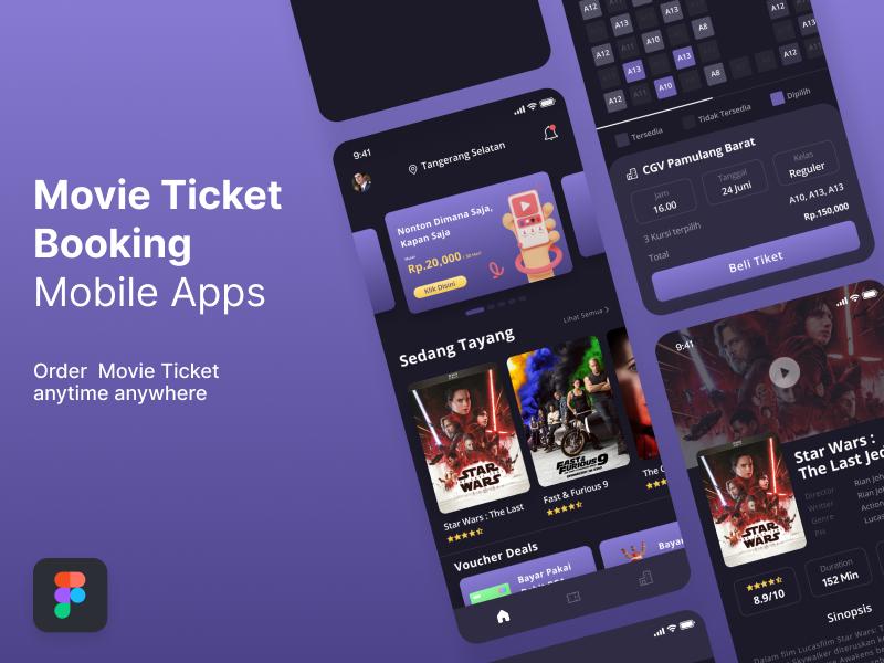 电影订票app ui .fig素材下载