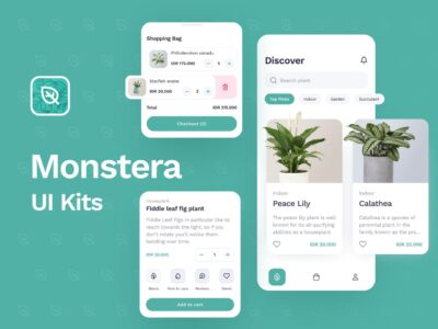 Monstera 家居电商app ui .fig素材下载