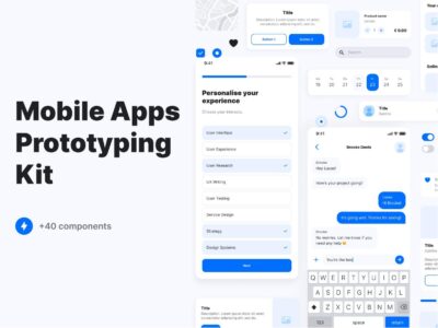 app ui prototyping kit 原型图ui组件库 .fig素材下载