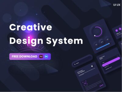 创意UI设计系统 .xd素材下载