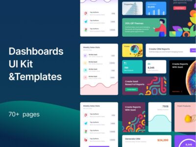 Metronic8 dashboard ui kit & 70+dashboard saas ui模板 .fig素材下载