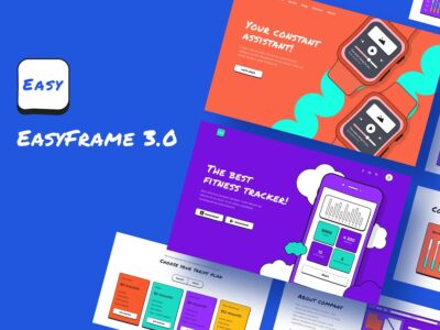 EasyFrame 3.0 插画风格线框图 .fig素材下载