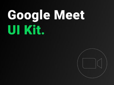 Google meet 视频会议服务UI .fig素材下载