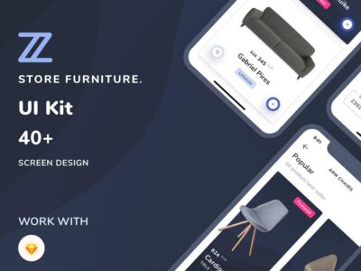 家居电商app ui kit ZZ .sketch素材下载