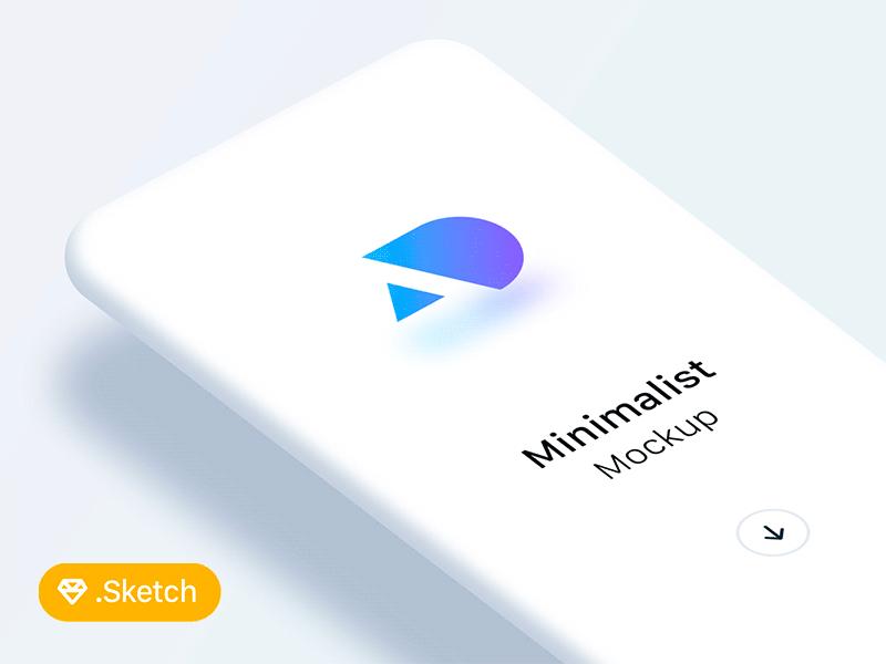 app ui展示模板 phone mockup .sketch素材下载