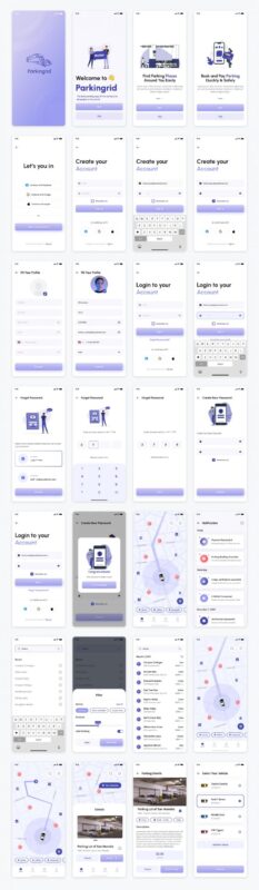 停车app ui .fig素材下载