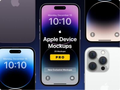 apple 设备mockup iphone watch iPad样机 .fig素材下载