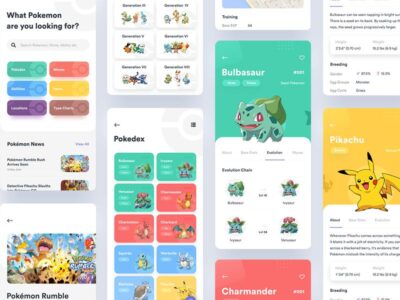 Pokedex App ui .fig素材下载