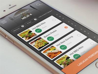 饮食类app ui下载