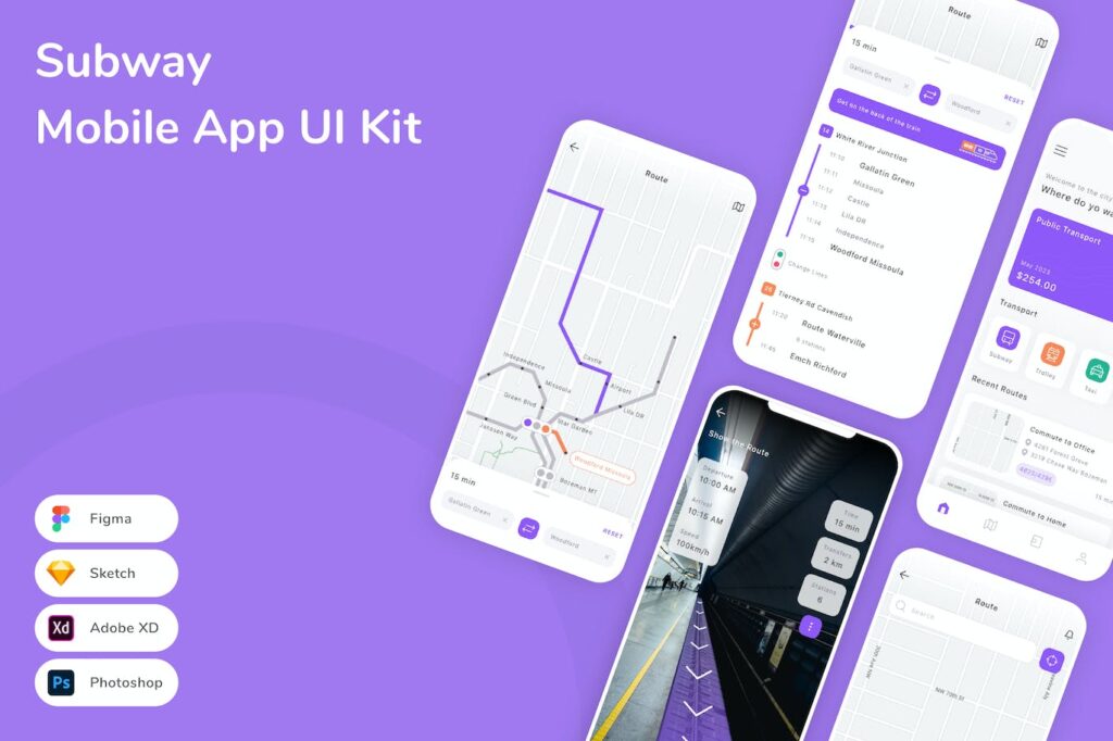 赛百味移动应用App UI Kit (SKETCH,FIG,XD,PSD)