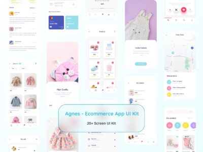 Agnes 儿童电商app ui .fig素材下载