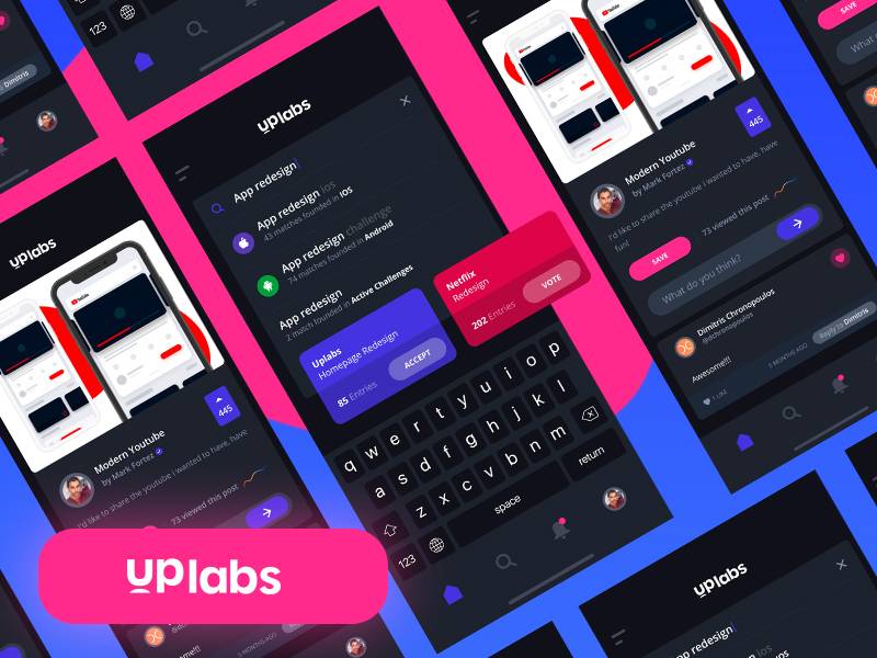 Uplabs App Homepage Redesign .ai下载