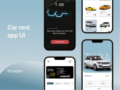 租车app ui .fig素材下载