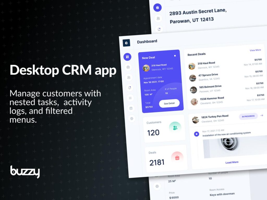 桌面端CRM app ui .fig素材下载