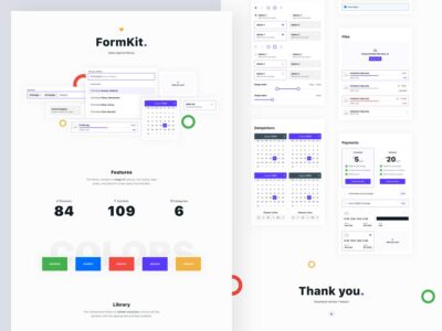 FormKit 表单组件工具包 ui kit .sketch素材下载