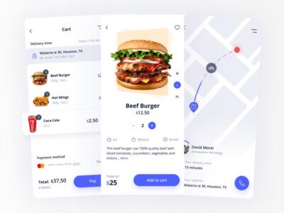 简洁的外卖app ui .fig素材下载