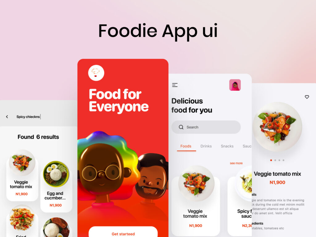 美食app ui .fig素材下载