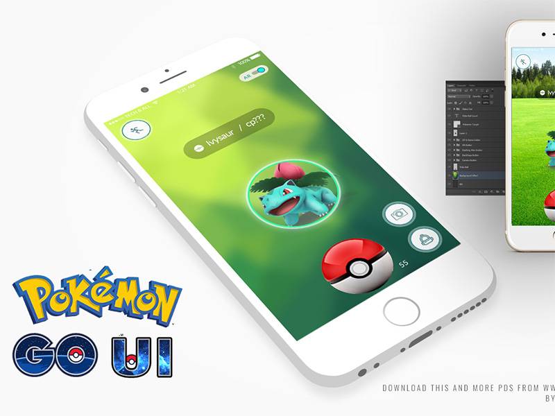 Pokemon Go UI Kit