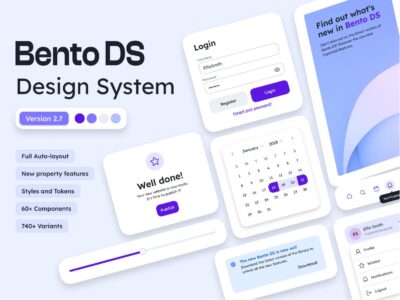 BentoDS UI设计系统 .fig素材下载