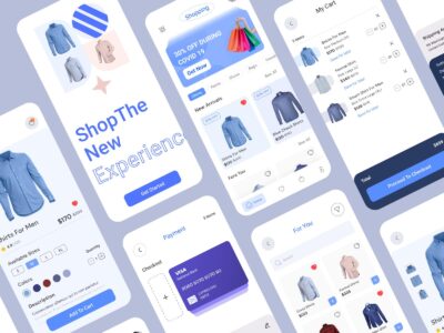 服装电商app ui .fig素材下载