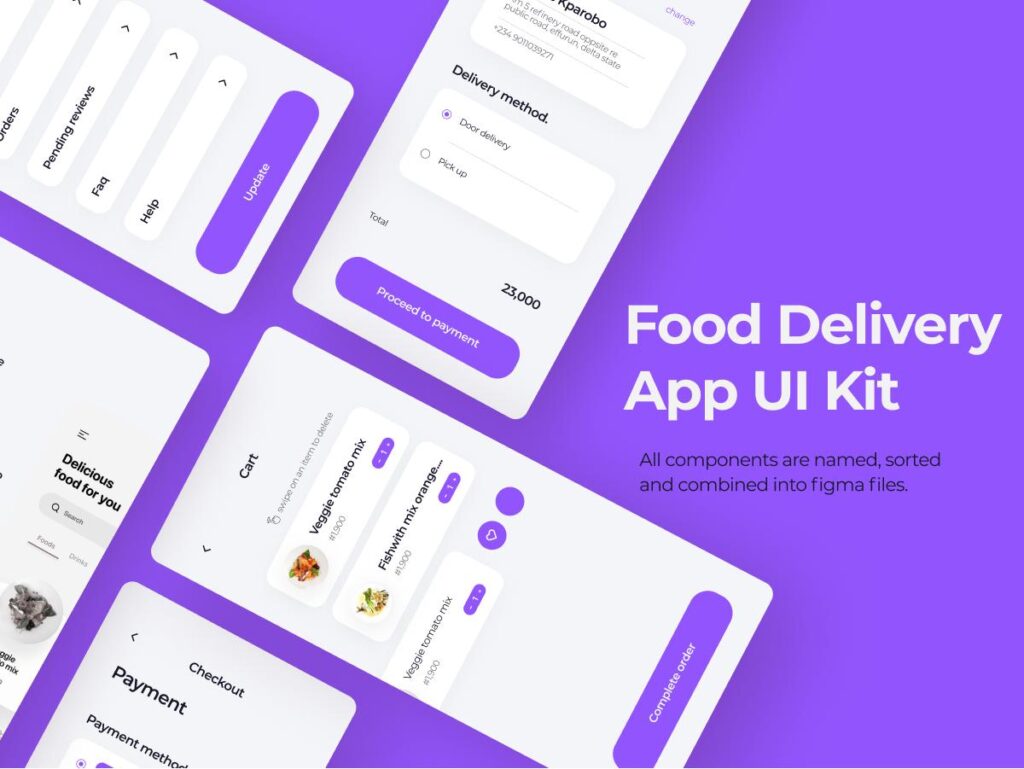 外卖app ui .fig素材下载