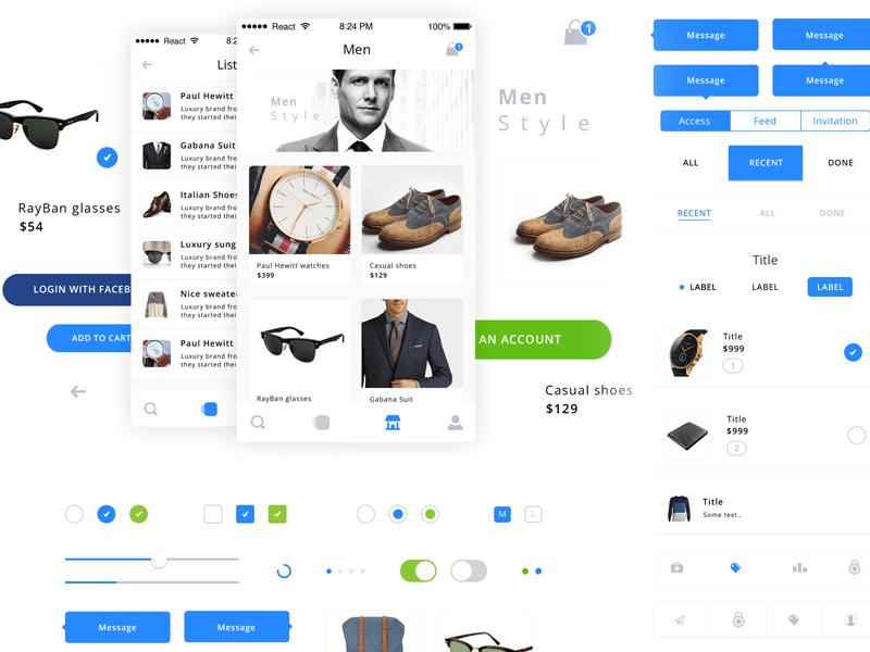 Avocode UI Kit Sketch素材下载