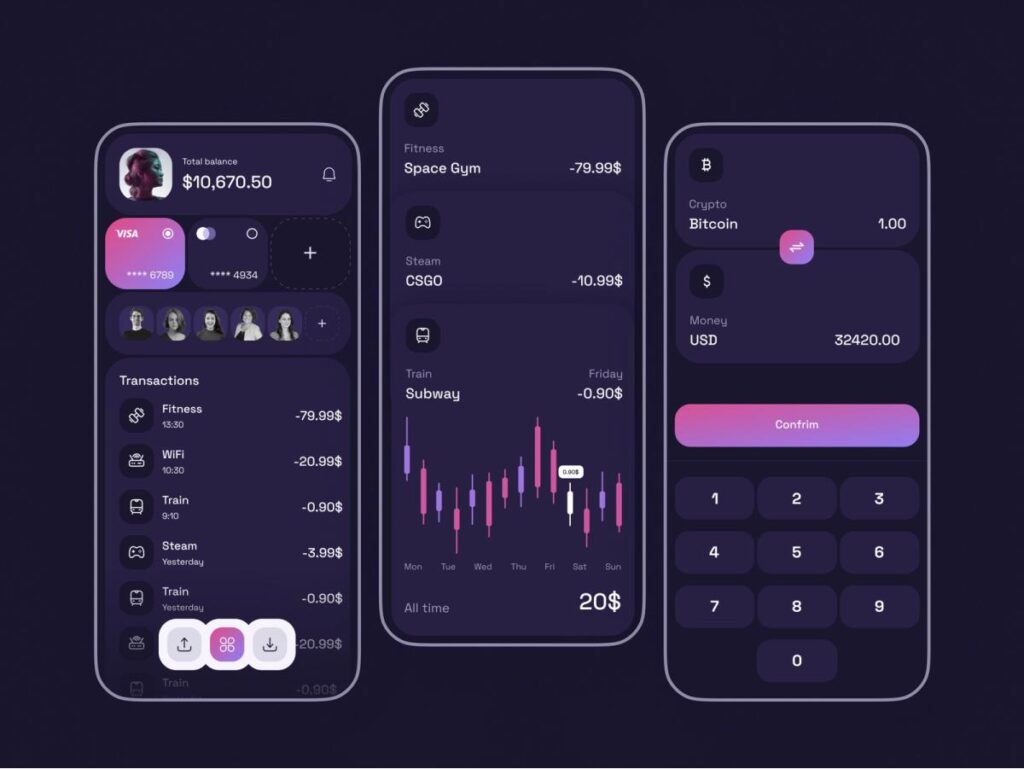 金融app ui .fig素材下载