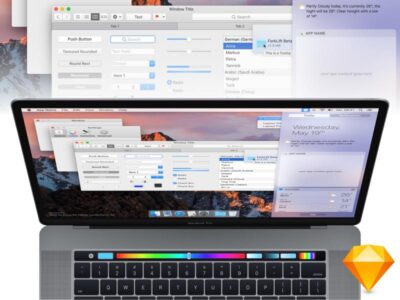 macOS UI Kit .sketch素材下载