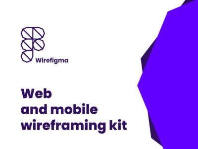 Wirefigma 网站、app 原型图线框图绘制工具包 .fig素材下载