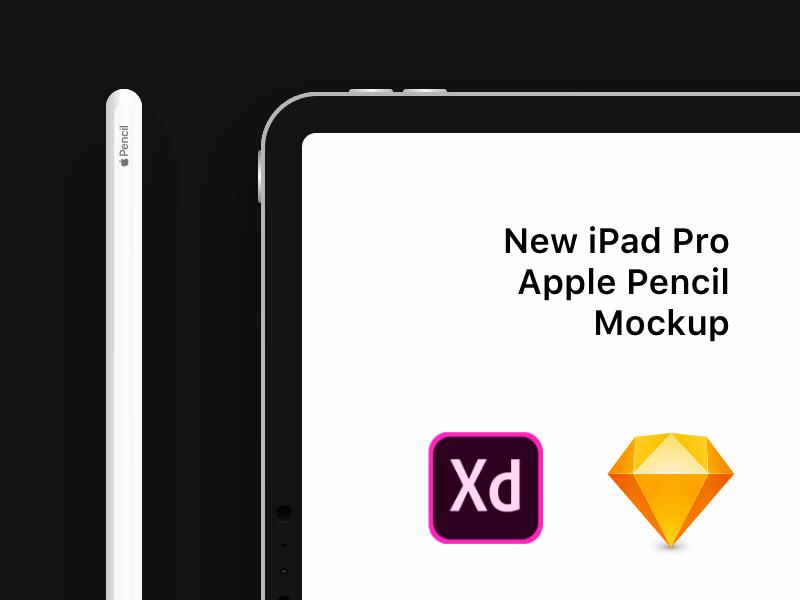 iPad Pro & Apple Pencil .sketch & .xd素材下载