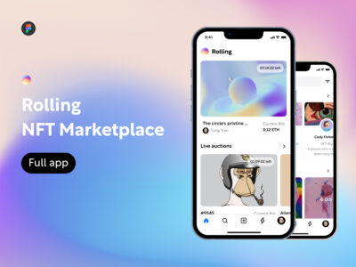 Rolling – NFT数字藏品交易app ui .fig素材下载